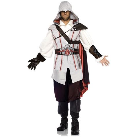 Details About Assassins Creed Costume Adult Ezio Halloween Fancy Dress