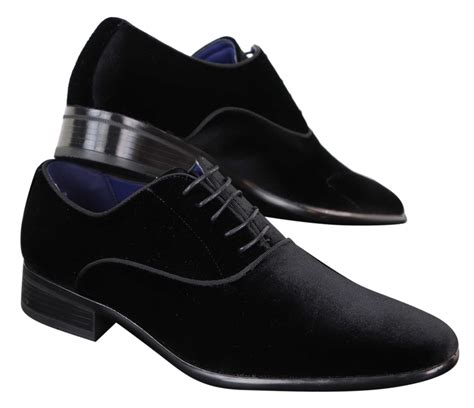Mens Velvet Laced Shoes Smart Casual Formal Dress Italian Wedding Prom Suede Ebay