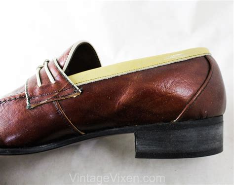 Zapatos De Los 1960 Para Hombre Tamaño 9 12 Deadstock Hip Etsy