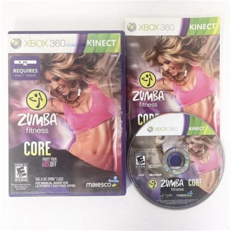 Zumba Fitness Core Xbox Kinect Womens Dance Workout Training