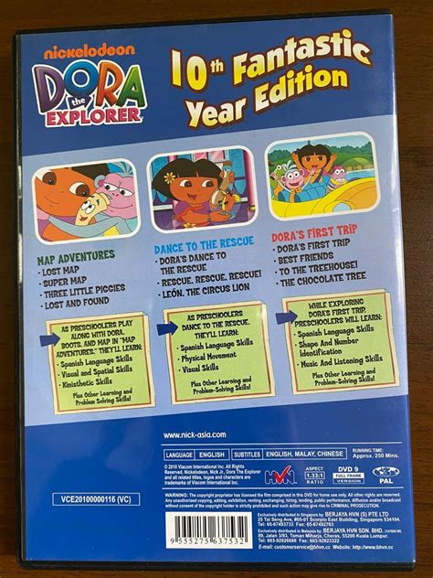 Dora The Explorer Collection Set 3 Dvd Covers And Lab Vrogue Co