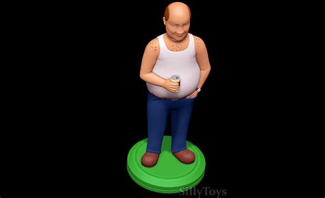 3d File Bill Dauterive King Of The Hill・design To Download And 3d Print・cults