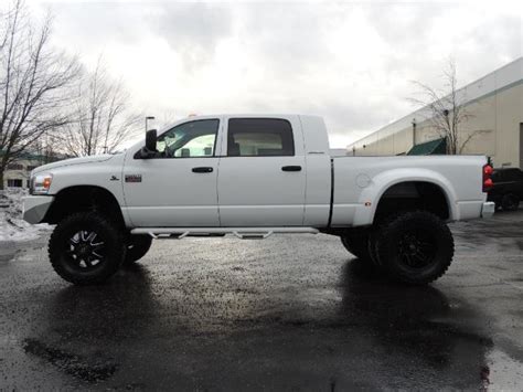 Designed for hard work with impressive towing, payload and efficiency delivered by the powerful available 6.7l cummins® turbo diesel engine, the ram 3500 has never met a job it couldn't handle. 2007 Dodge Ram 3500 DUALLY 4X4 Mega Cab / 5.9 DIESEL / 6 ...