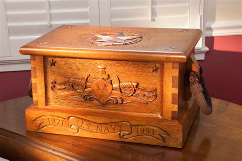 Command Presents Hand Carved Personalized Sea Chests Military Ts