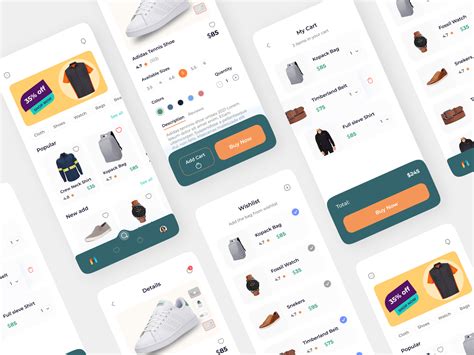 E Commerce Mobile App Template Uplabs