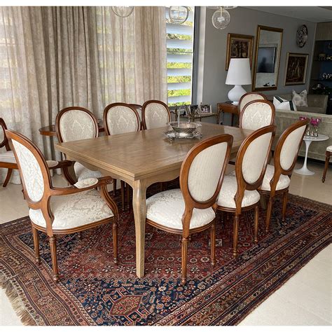 With colors taken straight out of the provençal landscape, rustic accents, and that general je ne sais quoi, french country kitchens boast effortless elegance. French Oval Back Dining Chairs Walnut Finish | Christophe ...