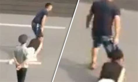 Shocking Footage Shows Woman Being Dragged Across Street By Her Hair