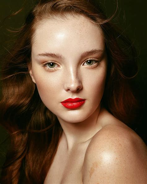 nothing gets me like red hair red lips and green eyes so festive chloe kramer with option