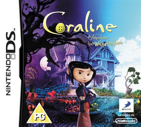 coraline 2009 nintendo ds box cover art mobygames