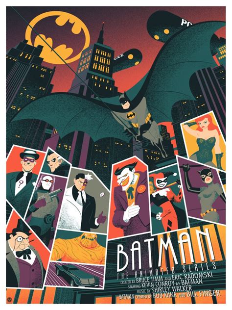 Batman The Animated Series Artist Proofs Timothy Anderson Design