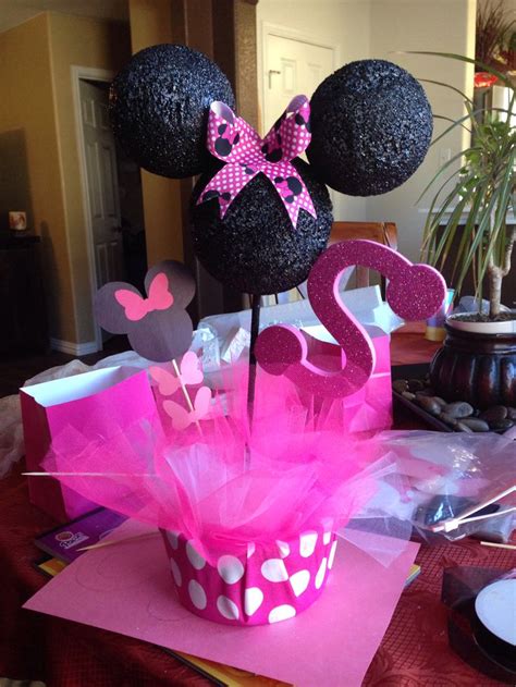 Minnie Mouse Table Decorations Mickey Mouse Ideas Pinterest