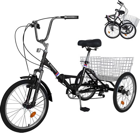 Wholesale Adult Folding Tricycles 20 Wheels 7 Speed