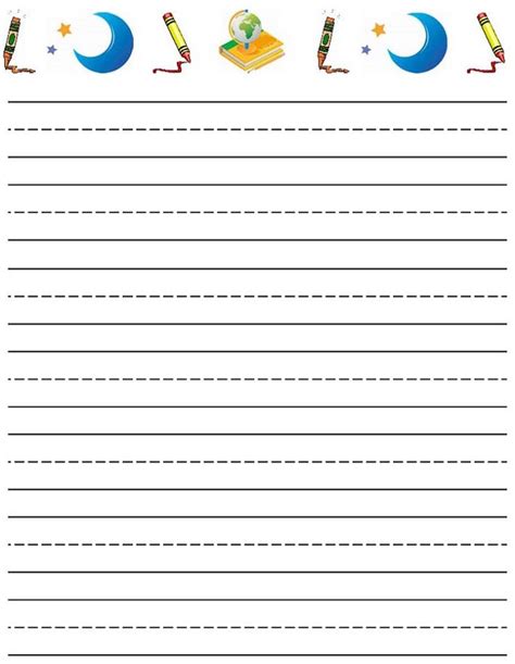 Lined Paper For Kids