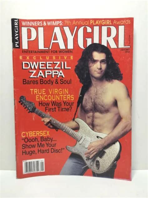 PLAYGIRL MAGAZINE JANUARY 1994 Nude Men Gay Interest Dweezil Zappa 24