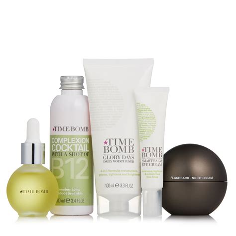Lulus Time Bomb 5 Piece Get The Glow Skincare Collection Qvc Uk