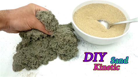 What kid doesn't like slime? DIY Kinetic Sand Without Slime and Cornstarch and Borax !!!!!Making Homemade - YouTube