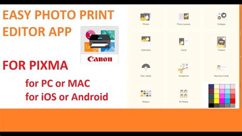 Canon Easy Photo Print Editor For Pixma Youtube
