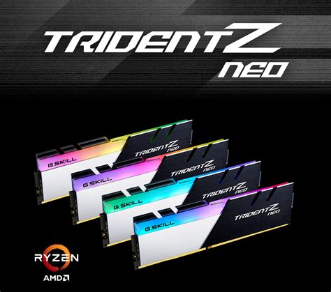 Gskill Trident Z Neo For Amd Ryzen Series 16gb 2 X 8gb 288 Pin Rgb