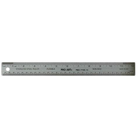 Pro Art 12 Stainless Steel Ruler