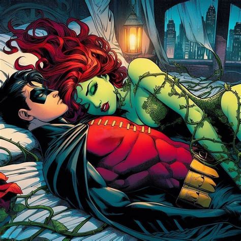 Robin And Poison Ivy By Aibatman On Deviantart