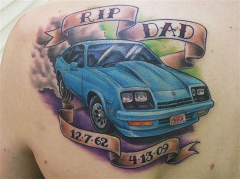15 Cool And Classic Car Tattoo Designs With Meanings Car Tattoos