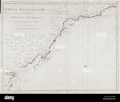 A Chart Of Part Of The Sea Coast Of New South Wales On The East Coast