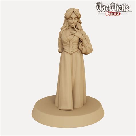 Delila The Not So Innocent Lady 3d Printed Miniature Empire Of Minis
