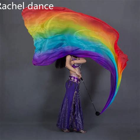 Buy Design 100 Real Silk Belly Dance Veil Pretty Belly Dancing Veil Gradient