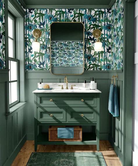 The Top 70 Bathroom Wallpaper Ideas Interior Home And Design Laptrinhx News