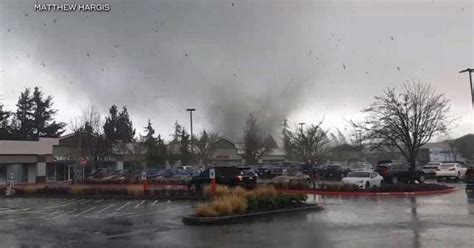 Rare Tornado Touches Down Outside Seattle Cbs News