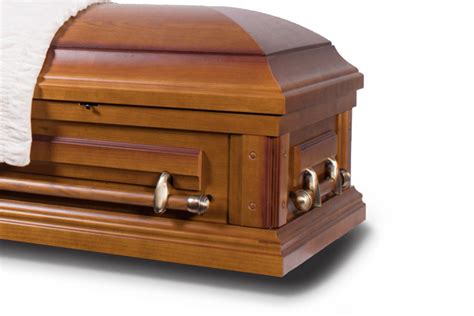 Oak Wood Casket The Hope Hardwood Casket Trusted Caskets