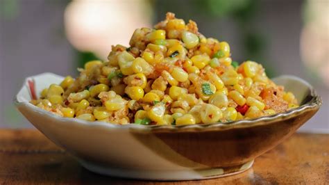 Simple And Crispy Corn Recipes Sweet Corn With Salted Eggs Stir Fry