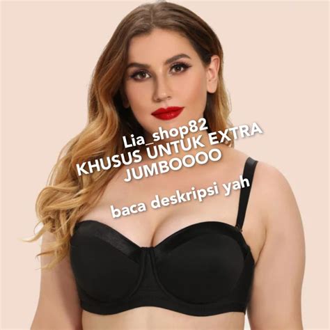 jual bra kawat cup besar bra sexy 966 f bra jumbo half cup indonesia shopee indonesia