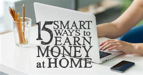 15 Smart Ways to Earn Money at Home | How to Make Money ...
