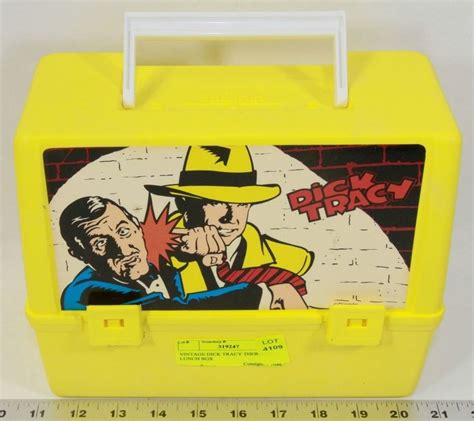Vintage Dick Tracy Thermos Lunch Box