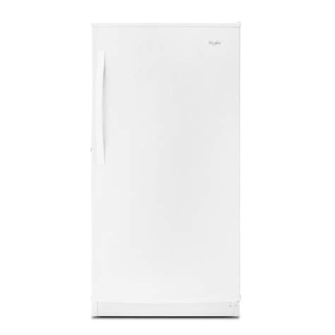 Whirlpool 157 Cu Ft Frost Free Upright Freezer White At