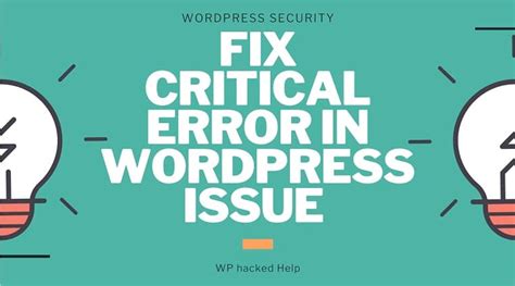 How To Fix There Has Been A Critical Error On Your Website