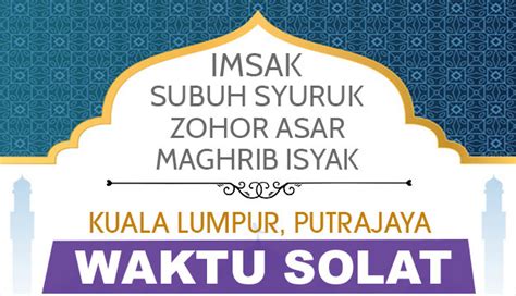I have made kuala selangor almost a yearly trip. Waktu Solat - Kuala Lumpur, Putrajaya - 2020