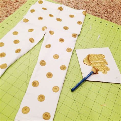 Diy Gold Polka Dot Leggings Gold Diy Gold Polka Dots Polka Dot Leggings