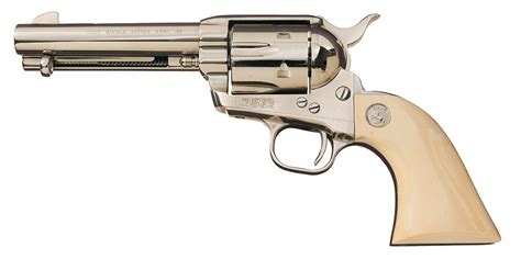 Colt Third Generation Single Action Army Revolver With Ivory Grips