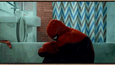 Sad Crying  Sad Crying Spiderman S Entdecken Und Teilen My Xxx