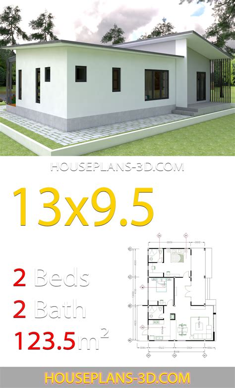 Single Slope Roof House Plans Homeplancloud