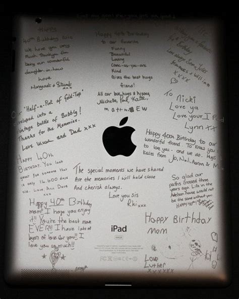 Assuming that resale isn't important, then absolutely get it engraved. Creative iPad Engraving Ideas - Hative
