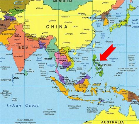 Philippine In World Map