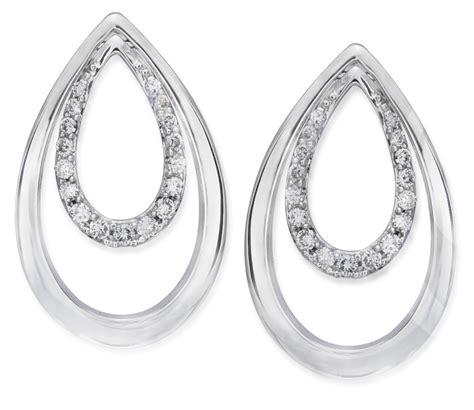 You'll find all the 14 karat gold earrings you need for any jewelry design at jewelrysupply.com. Ladies Solid 14K White Gold & Diamonds Earring