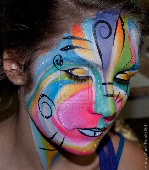 Abstract Face Painting Abstract Faces Modern Art Abstract Abstract