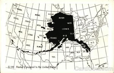 Alaska Compared To The United States Maps
