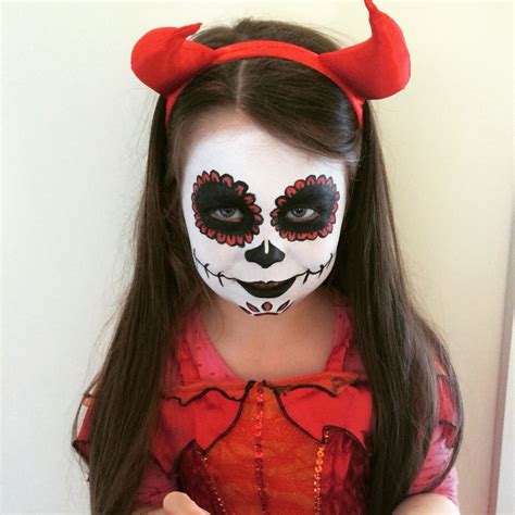 Devil Face Paint For Halloween ☑ How To Paint A Devil Face For