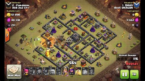 Base th 9 war anti 3 bintang 2020 : coc war base th 9 terkuat anti gowipe dan 3 bintang ...