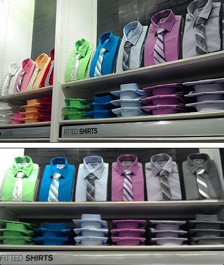 Selling Shirts By Color In Apparel Retail Shirt Display Clothing